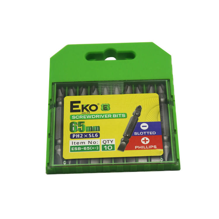 سری پیچ گوشتی برند اکو مدل SL6/65MM مجموعه 10 عددی