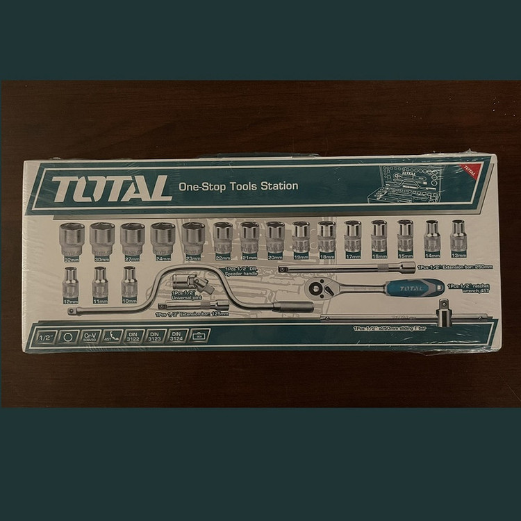 آچار بکس توتال 24عددی مدل THT141253