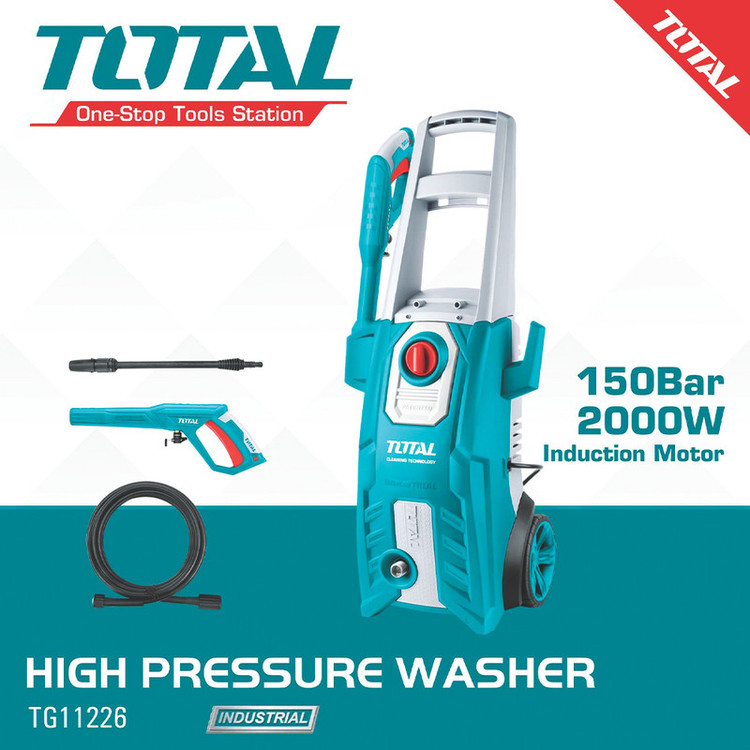 کارواش دینامی 150 بار 2000 وات توتال مدل TGT11226 (اصلی با گارانتی)