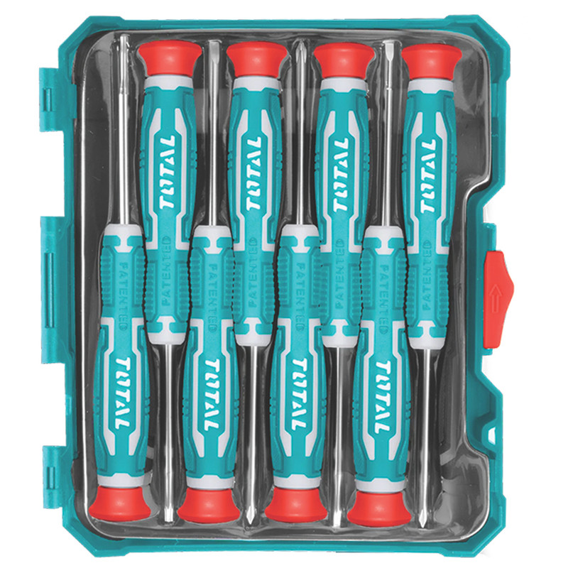 پیچ گوشتی ساعتی توتال مدل THT250826 مجموعه 8 عددی