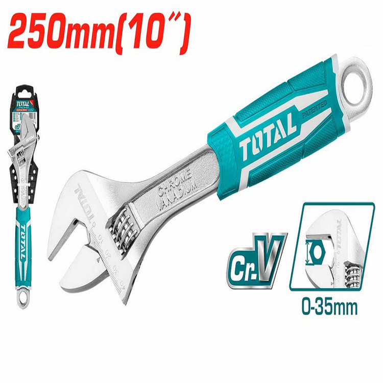 آچار فرانسه توتال مدل THT101106 سایز 10 اینچ
