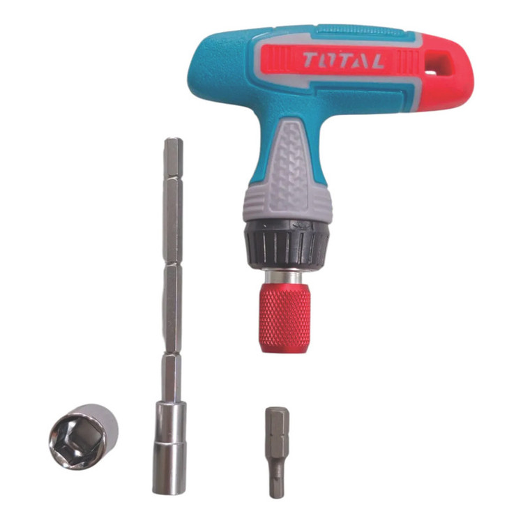 پیچ گوشتی و سری پیچ گوشتی و بکس توتال مدل TACSD-30316 مجموعه 31 عددی