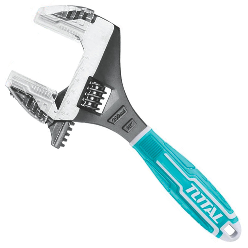 آچار فرانسه توتال مدل THT10210G سایز 10 اینچ
