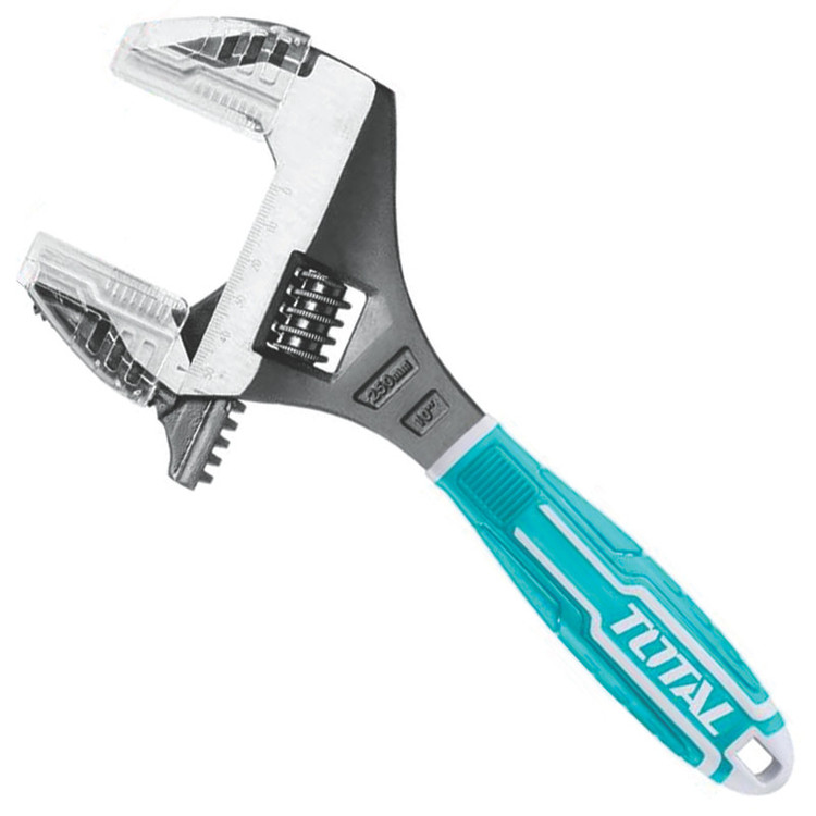 آچار فرانسه توتال مدل THT10210G سایز 10 اینچ