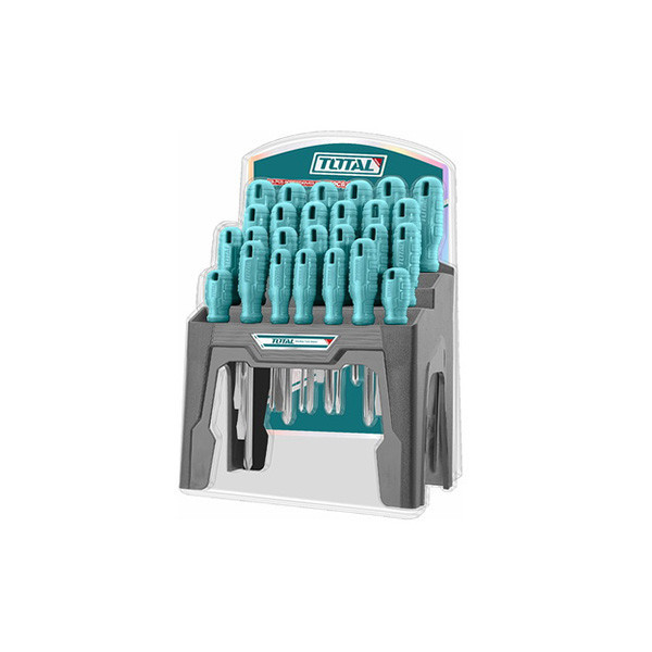 پیچ گوشتی توتال مدل THTDC252601 بسته 26 عددی