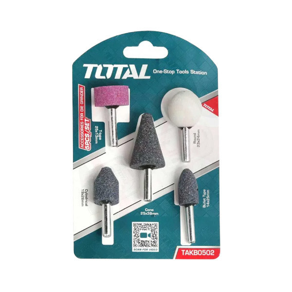 سنگ فرز انگشتی توتال مدل takb0502 بسته 5 عددی